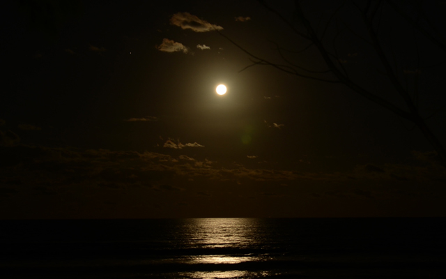 full moon at Lennox Head